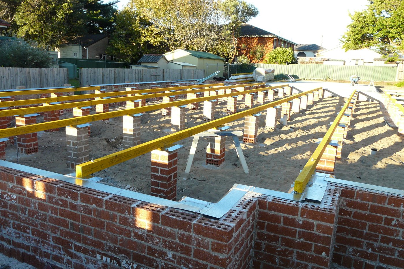 Piers and bearers — new home in Umina Beach by D M Hayes Builder