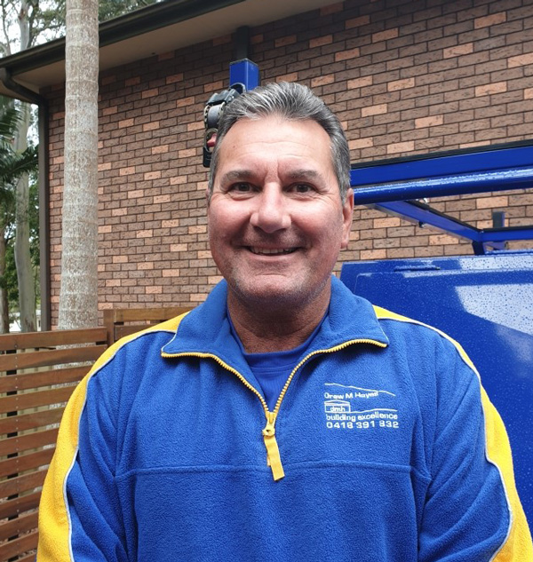 Drew Hayes, licensed builder and nominated supervisor