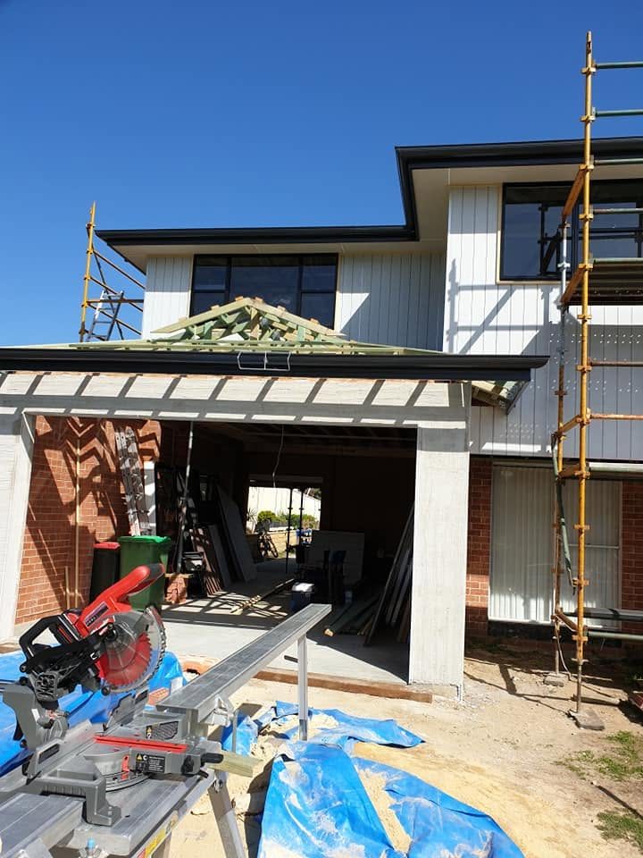 Renovation and addition work by D M Hayes Builder on the Central Coast