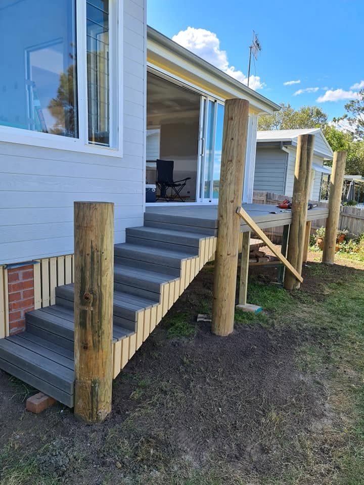 Renovation and addition work by D M Hayes Builder on the Central Coast