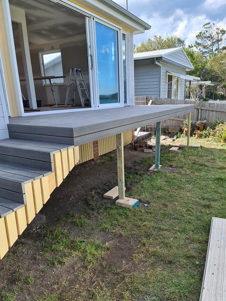Renovation and addition work by D M Hayes Builder on the Central Coast