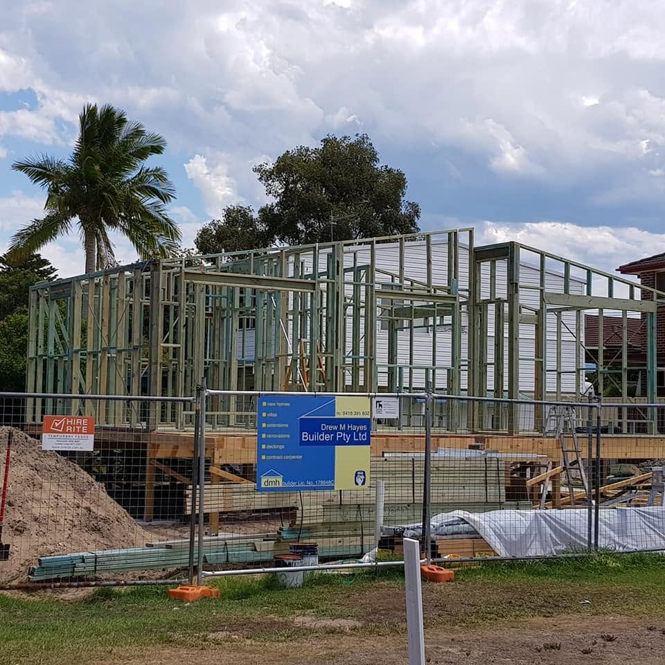 Renovation and addition work by D M Hayes Builder on the Central Coast