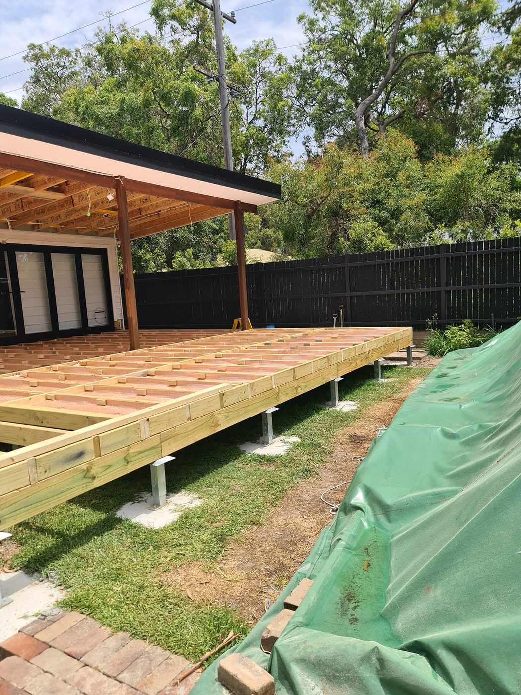 Renovation and addition work by D M Hayes Builder on the Central Coast