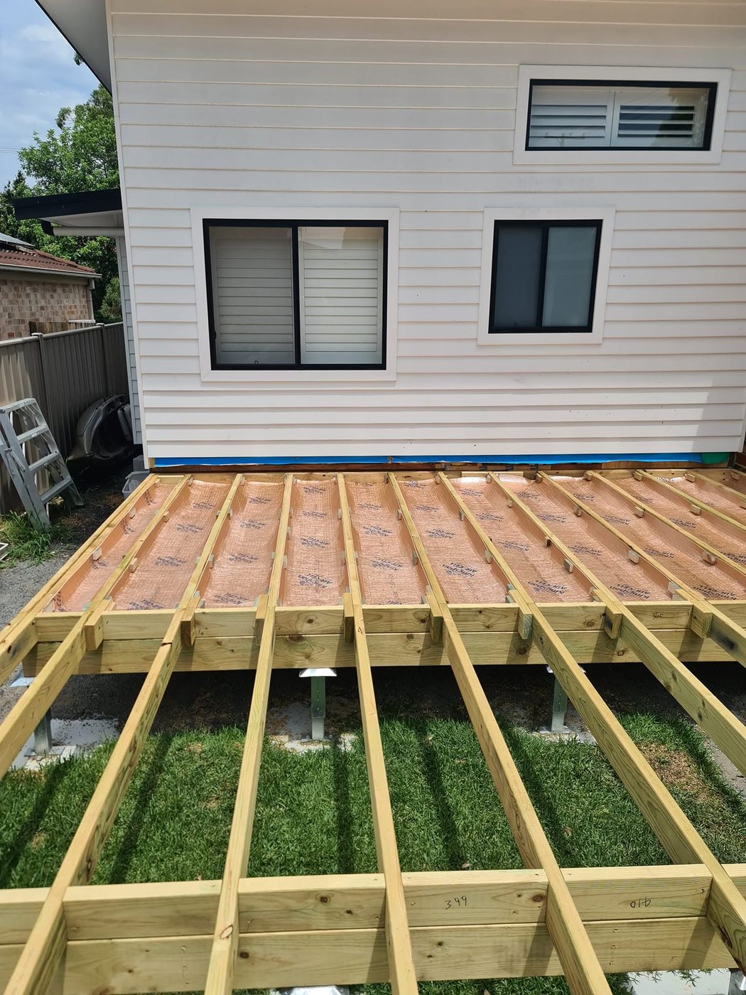 Renovation and addition work by D M Hayes Builder on the Central Coast