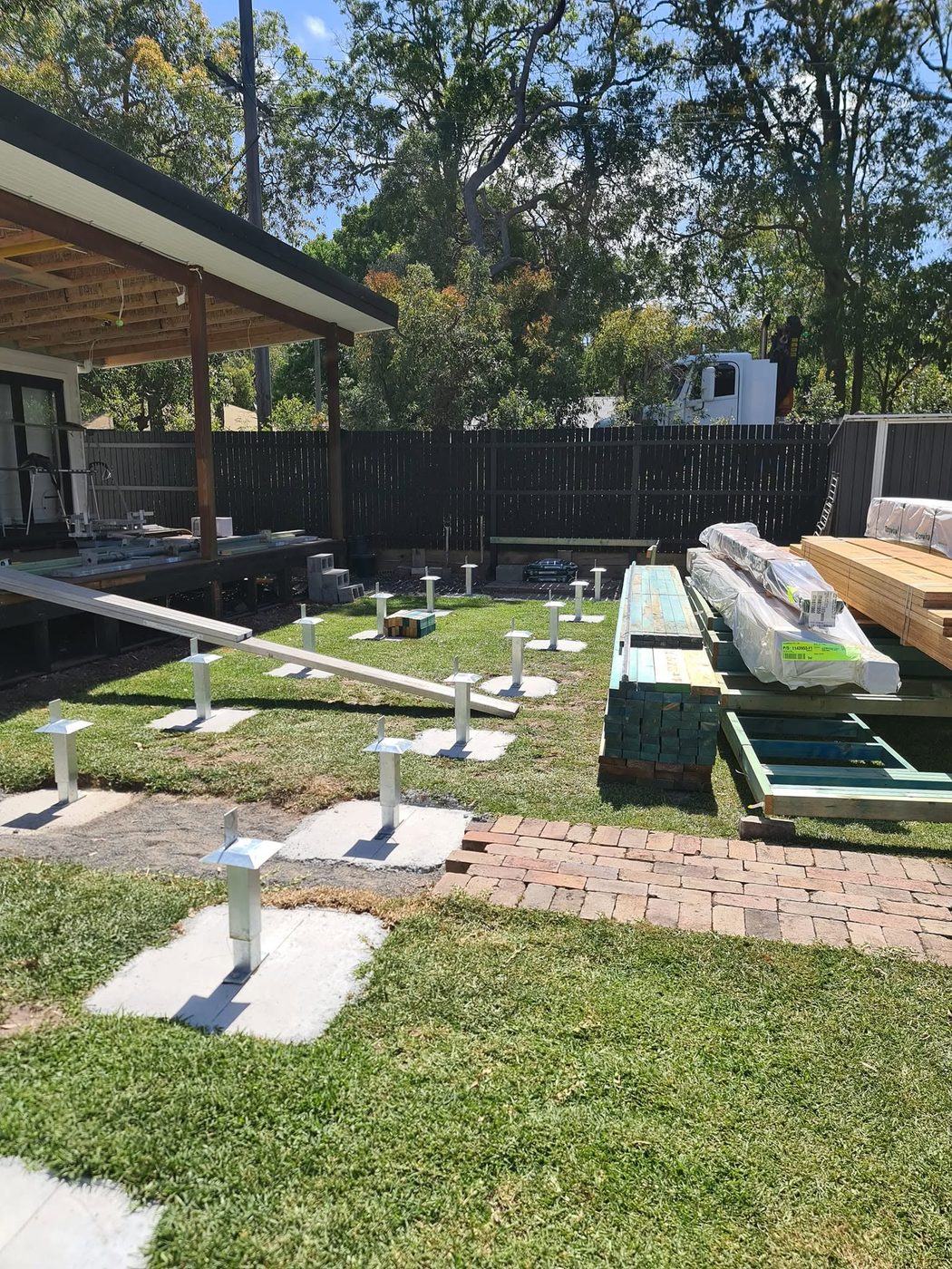 Renovation and addition work by D M Hayes Builder on the Central Coast