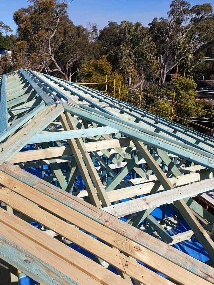 Renovation and addition work by D M Hayes Builder on the Central Coast