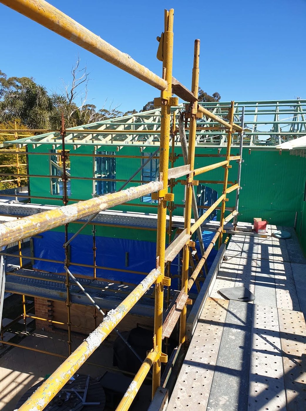 Renovation and addition work by D M Hayes Builder on the Central Coast