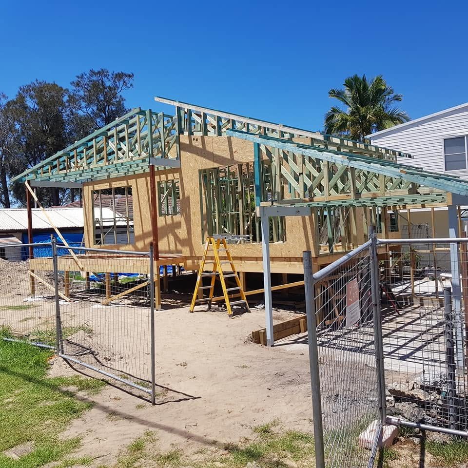 Renovation and addition work by D M Hayes Builder on the Central Coast