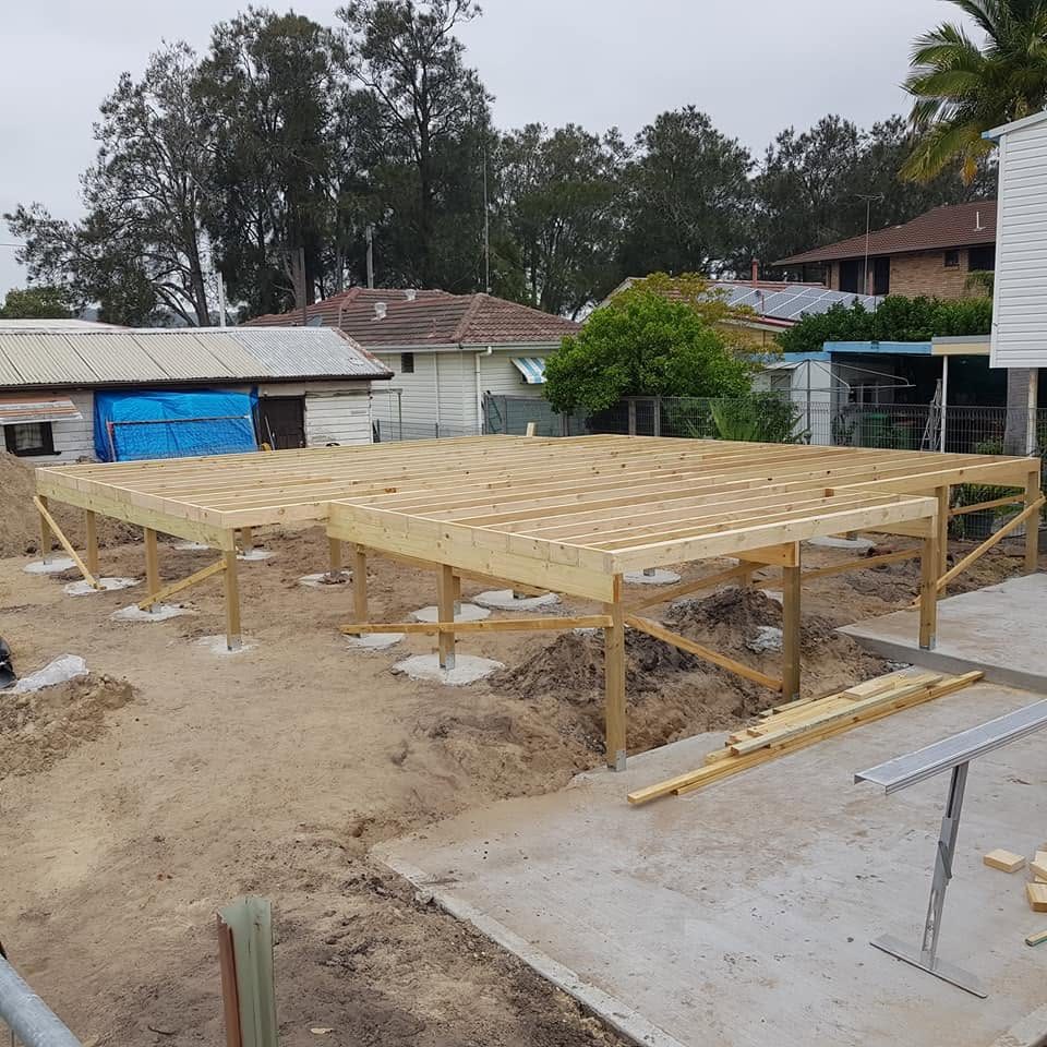 Renovation and addition work by D M Hayes Builder on the Central Coast
