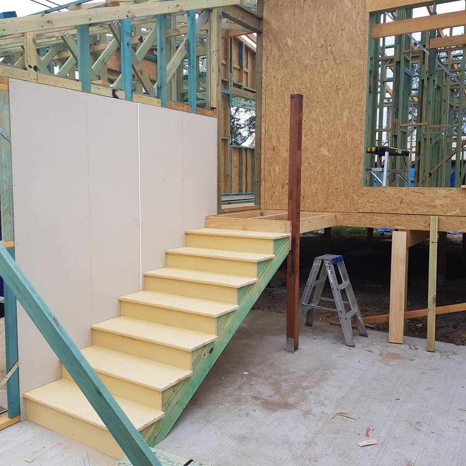 Renovation and addition work by D M Hayes Builder on the Central Coast